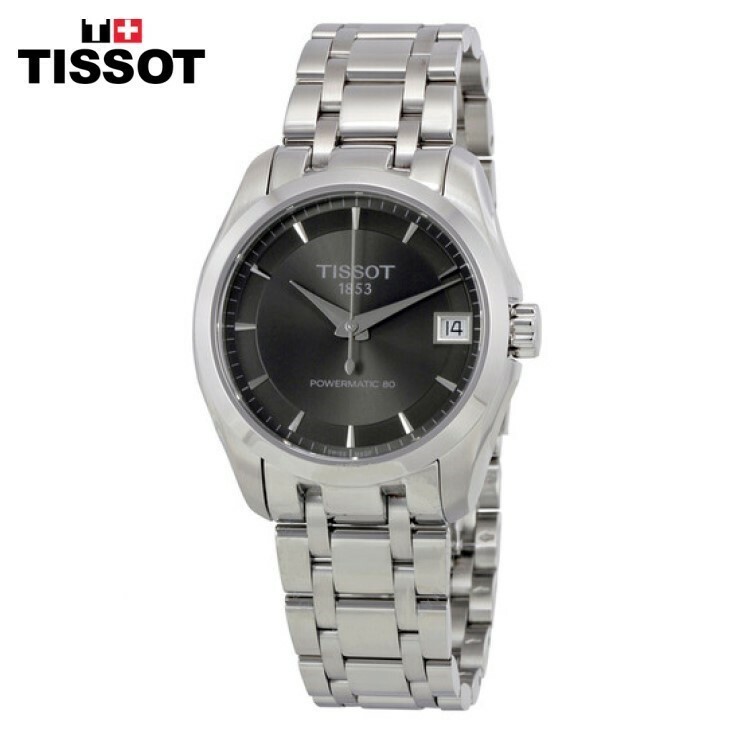 TISSOT ƥ ꥨ ѥޥƥå 80 ȥޥå  ӻ Couturier Powermatic 80 Automatic Ladies Watch