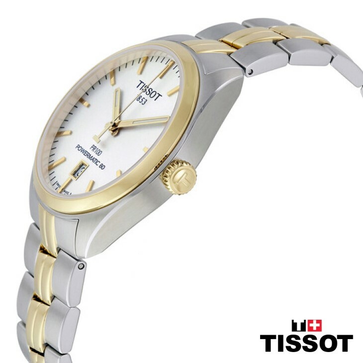 TISSOT ティソ PR 100 オートマチック シルバー ダイヤル メンズ 腕時計 PR 100 Automatic Silver Dial Men's Watch