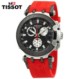 TISSOT ティソ T-レース クロノグラフ クオーツ ブラック ダイヤル メンズ 腕時計 T-Race Chronograph Quartz Black Dial