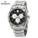 MOVADO モバード スポーツ クロノグラフ クォーツ ブラック ダイヤル メンズ 腕時計 Sport Chronograph Quartz Black Dial Men s Watch