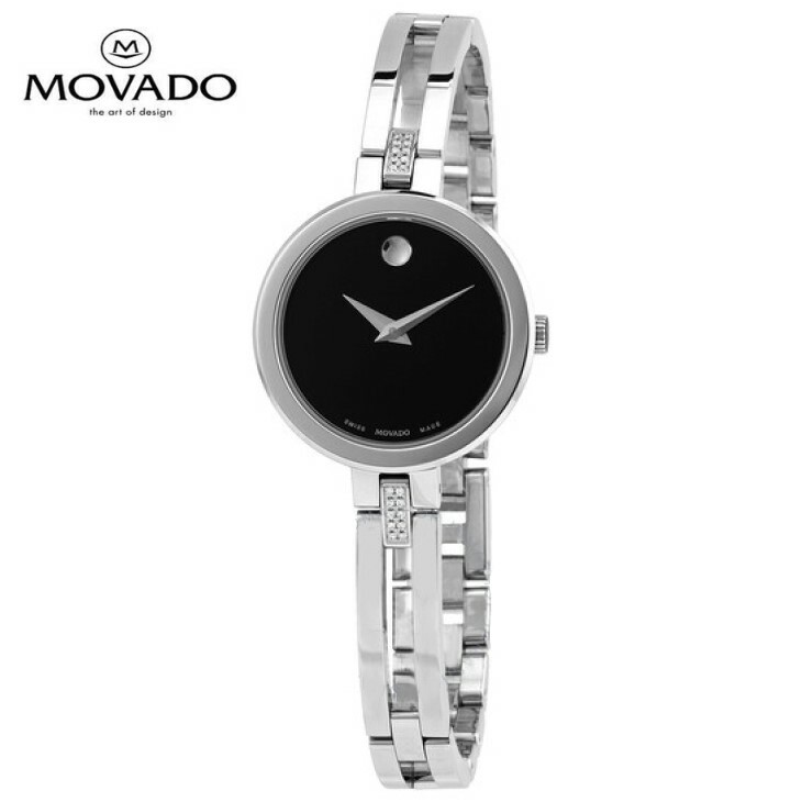 MOVADO o[h GXyT NH[c fB[X rv Esperanza Quartz Black Dial Ladies Watch