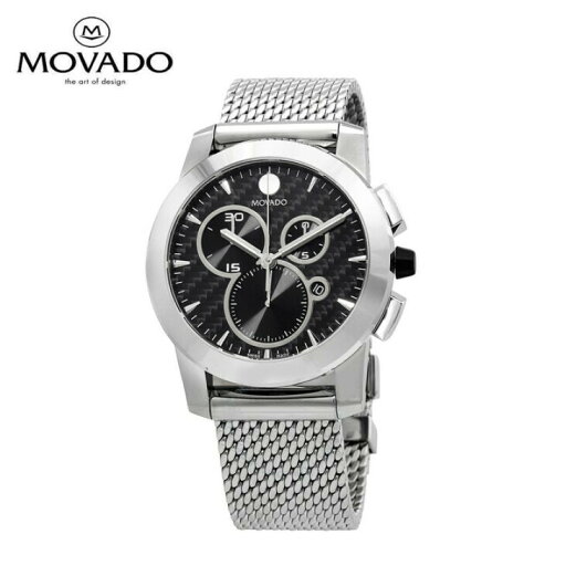 MOVADO モバード ヴィジオ クロノグラフ クォーツ カーボンファイバー ダイヤル メンズ 腕時計 VIZIO Chronograph Quartz Carbon Fiber Dial Men's Watch MOVADO モバード ヴィジオ クロノグラフ クォーツ カーボンファイバー ダイヤル メンズ 腕時計 VIZIO Chronograph Quartz Carbon Fiber Dial Men's Watch