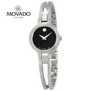 MOVADO o[h A[U ubN_CXeXX`[fB[XEHb`Amorosa Black Dial Stainless Steel Ladies Watch