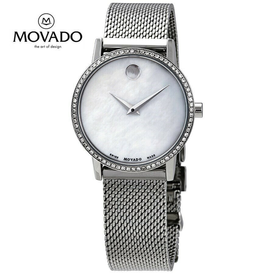 MOVADO o[h ~[WAENVbN }U[EIuEp[E_C fB[XEHb`Museum Classic Mother of Pearl Dial Ladies Watch