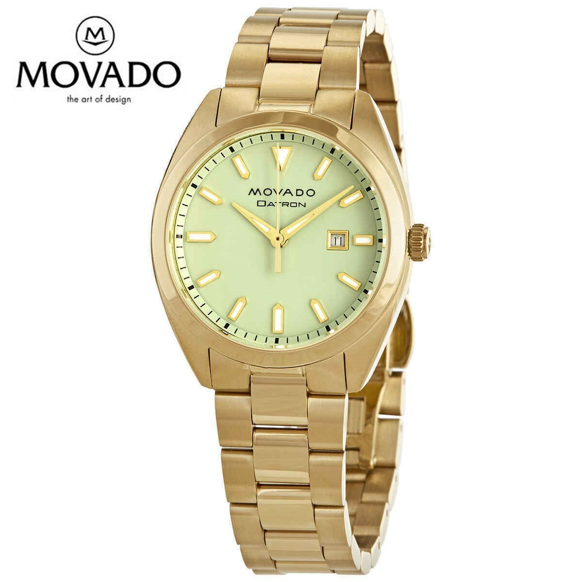 MOVADO o[h we[W _g NH[c ~gO[_C fB[XEHb`Heritage-Datron Quartz Mint Green Dial Ladies Watch