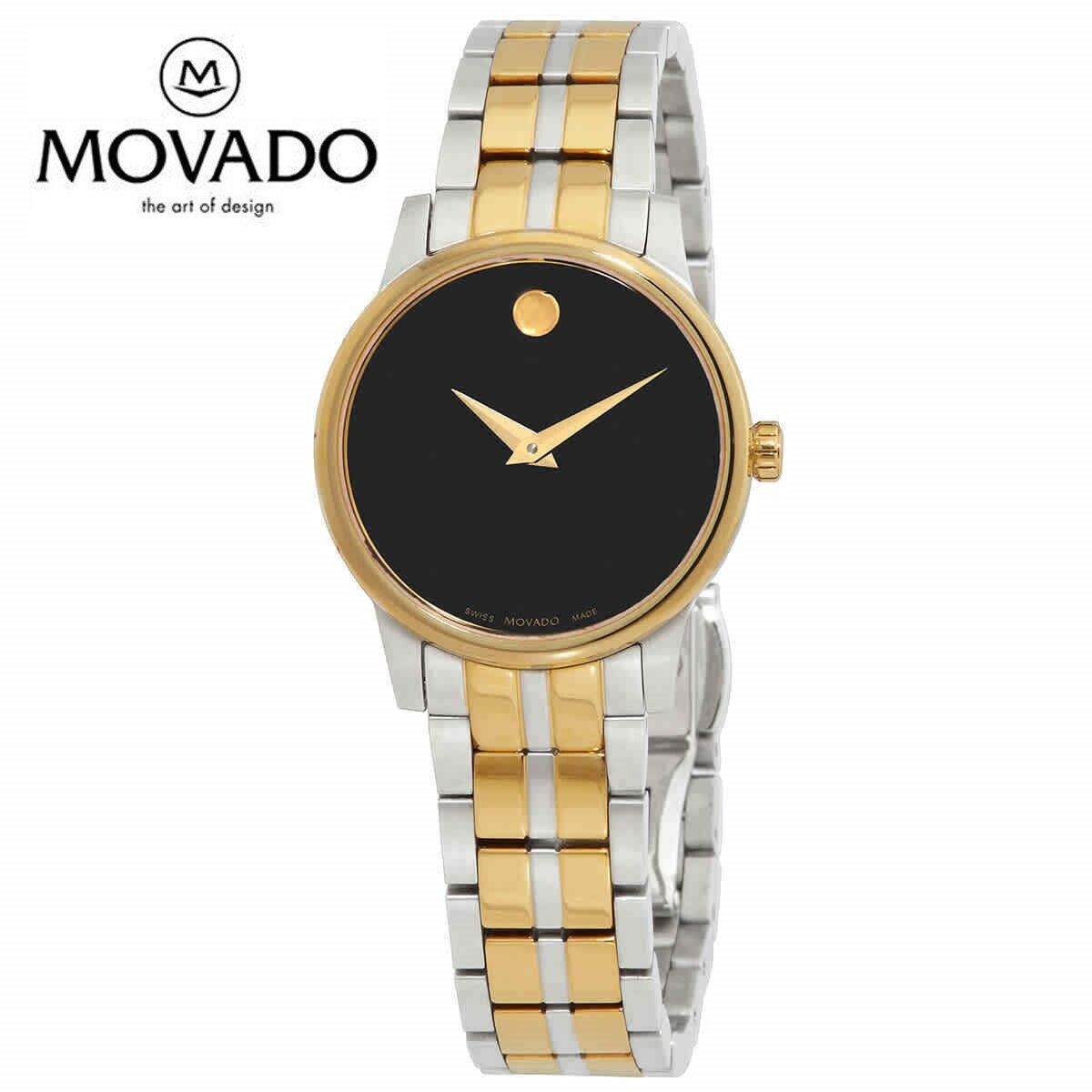 MOVADO モバード ブラックダイヤル レディースウォッチBlack Dial Ladies Watch