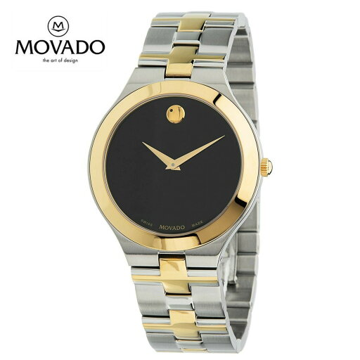MOVADO モバードジュロ クオーツ ブラックダイヤル ツートン メンズウォッチJuro Quartz Black Dial Two-tone Men's Watch MOVADO モバードジュロ クオーツ ブラックダイヤル ツートン メンズウォッチJuro Quartz Black Dial Two-tone Men's Watch