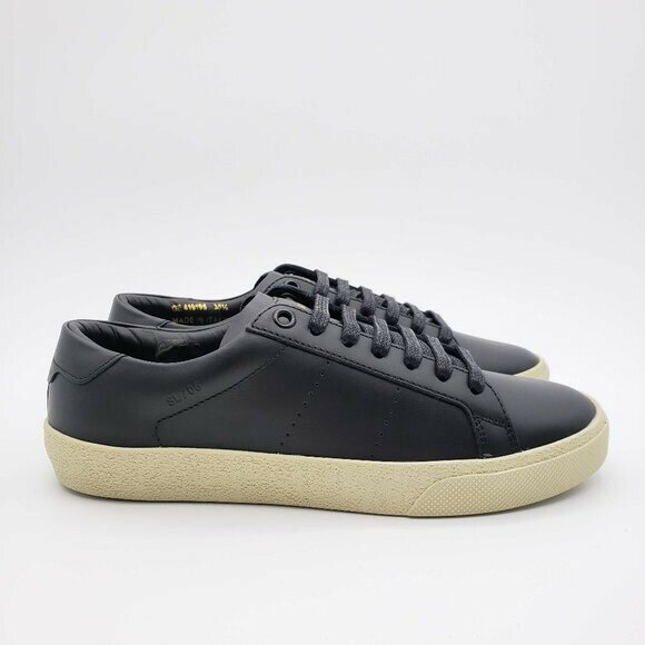 YVES SAINT LAURENT イヴ サン ローラン コート SL/06 ロートップスニーカー ブラック Court SL/06 Low top sneakers Black