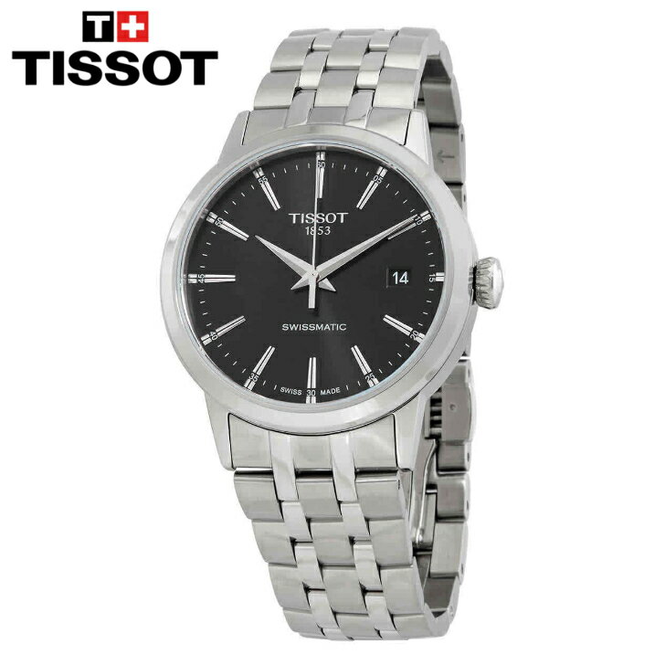 TISSOT ティソ クラシックドリーム スイスマティック オートマチック ブラックダイヤル メンズウォッチ Classic Dream Swissmatic Automatic Black Dial Men 039 s Watch