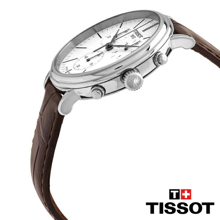 TISSOT ティソ カーソン プレミアム クロノグラフ クオーツ ホワイトダイヤル ウォッチ Carson Premium Chronograph Quartz White Dial Watch