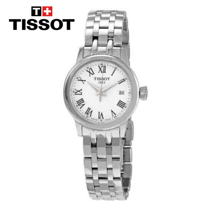 TISSOT eB\ NVbN h[ fB NI[c zCg_C fB[XEHb` Classic Dream Lady Quartz White Dial Ladies Watch