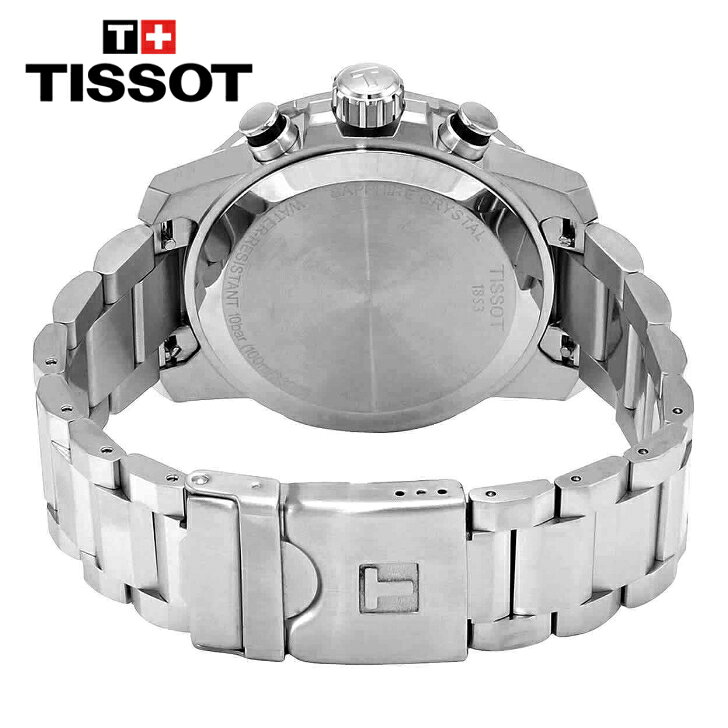 TISSOT ティソ スーパースポーツ クロノグラフ クオーツ ブラックダイヤル メンズウォッチ Supersport Chronograph Quartz Black Dial Men's Watch