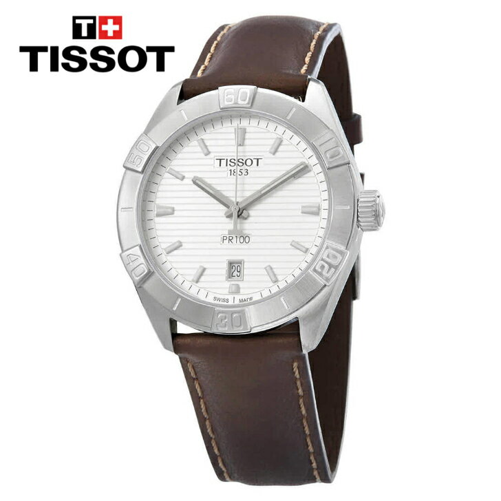 TISSOT ティソ PR100 クォーツ シルバーダイアル メンズウォッチ PR100 Quartz Silver Dial Men's Watch