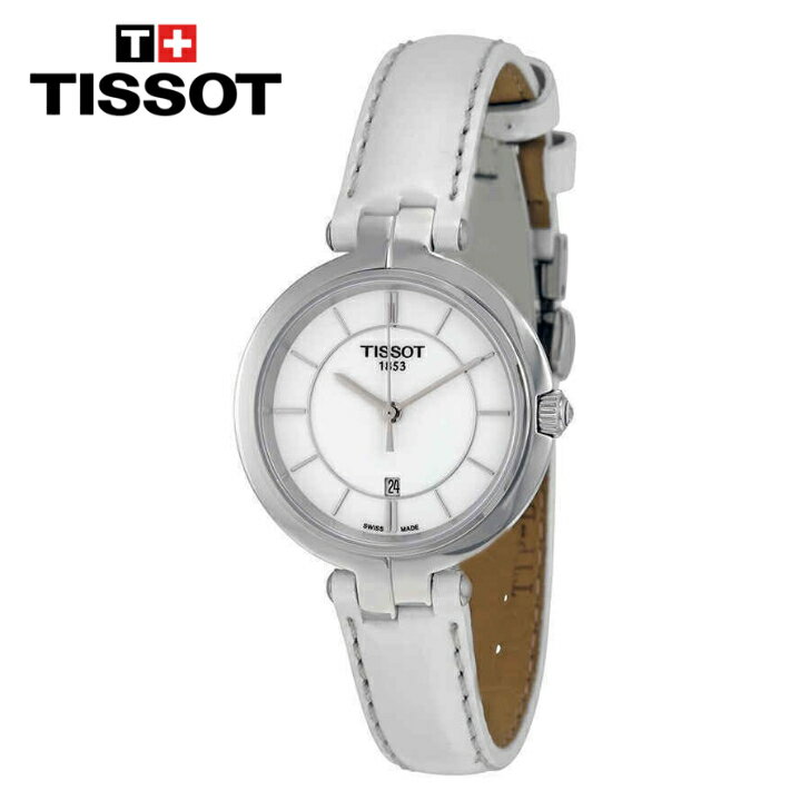 TISSOT eB\ t~S zCg_C fB[XEHb` Flamingo White Dial Ladies Watch