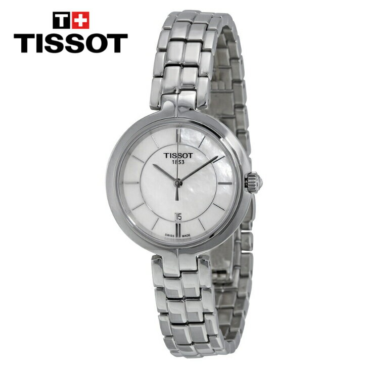 TISSOT eB\ t~S }U[Iup[_C fB[XEHb` Flamingo Mother of Pearl Dial Ladies Watch