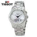 TISSOT eB\ eB[^b`II }U[Iup[_C `^ fB[XEIb` T-Touch II Mother of Pearl Dial Titanium Ladies Watch