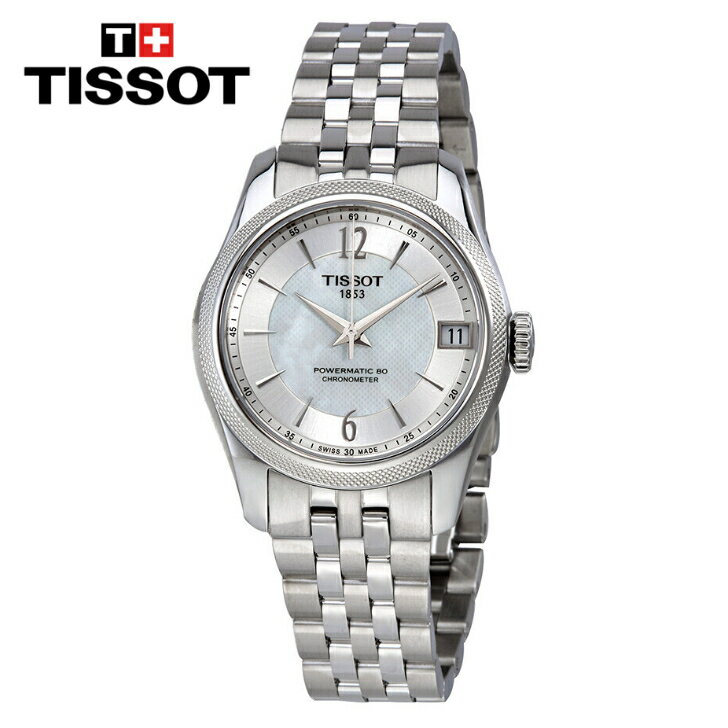 TISSOT ティソ ティークラシック バラード オートマチック マザーオブパールダイヤル レディースウォッチ T-Classic Ballade Automatic Mother of Pearl Dial Ladies Watch