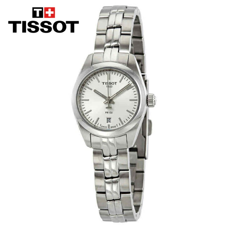 TISSOT eB\ PR 100 Vo[_CA fB[XEHb` PR 100 Silver Dial Ladies Watch