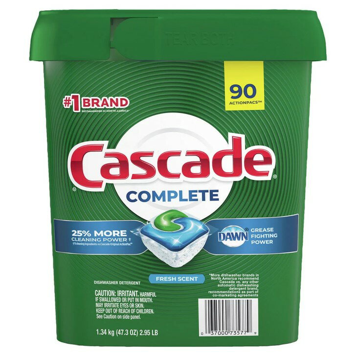 Cascade  οޡեåʹꡢ47.3 󥹡90  Liquid Dishwasher Detergents, Fresh Scent, 47.3 Ounce, 90 Count