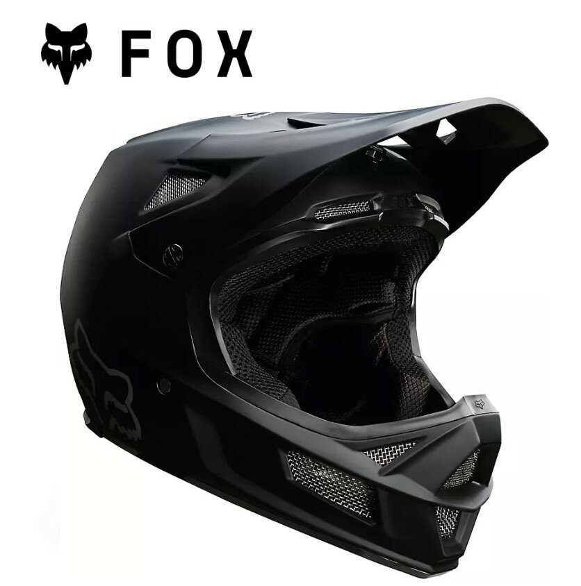 FOX RACING フォックスレーシング ランペイジ コンプ マットブラック ヘルメット Rampage Comp Matte Black Helmet
