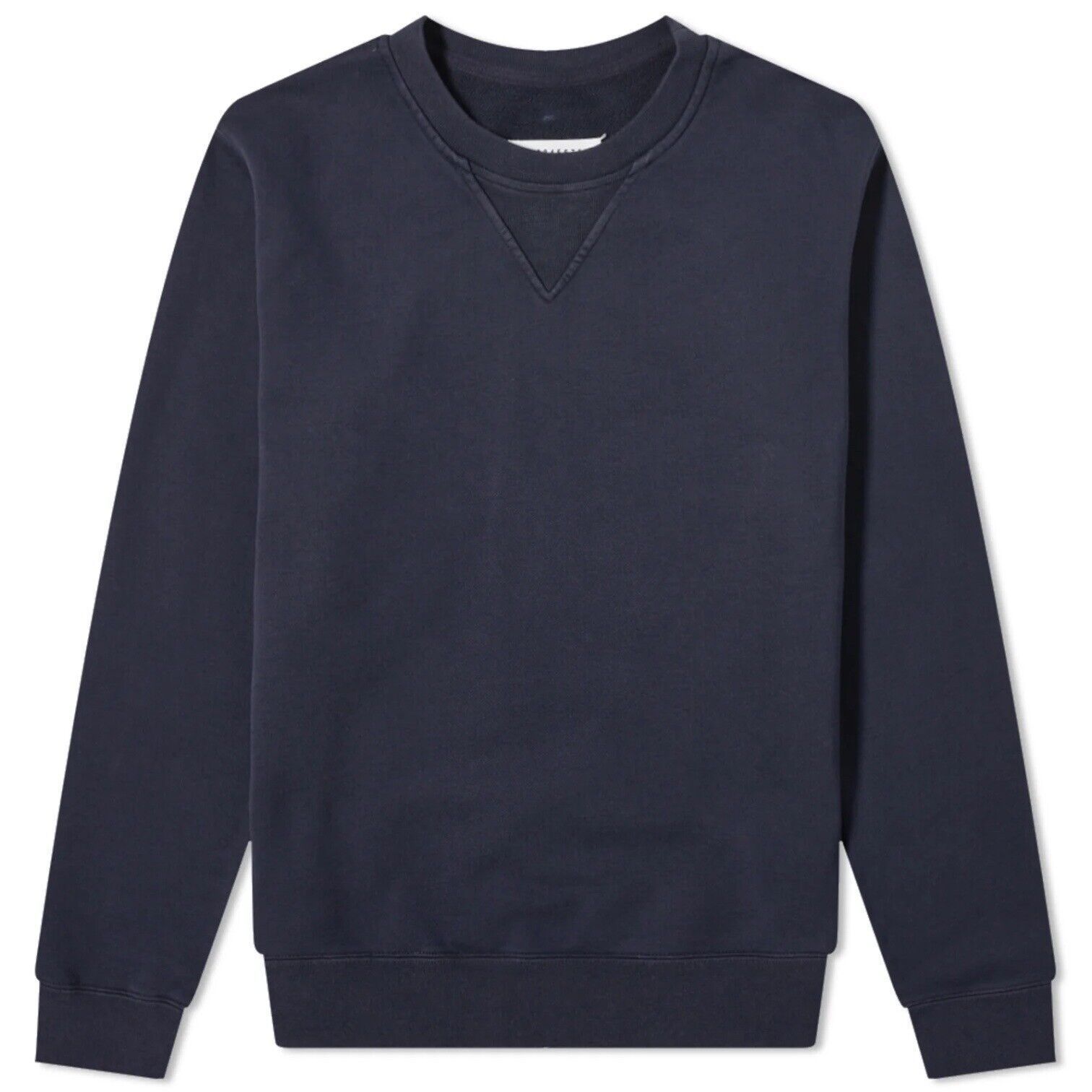 Maison Margiela メゾンマルジェラ クラシック クルー スウェットシャツ ネイビーブルー Classic Crew Sweatshirt Navy Blue