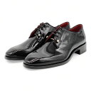 Christian Louboutin クリスチャン ルブタン シャンベリス ナイト ストラッセ パテントレザー タキシード ダービーシューズ Chambeliss Night Strass Patent Leather Tuxedo Derby Shoes