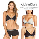 CALVIN KLEIN カルバン・クライン レディース IDコットン トライアングル スポーツブラID Cotton Large Waistband Triangle Unlined Bra