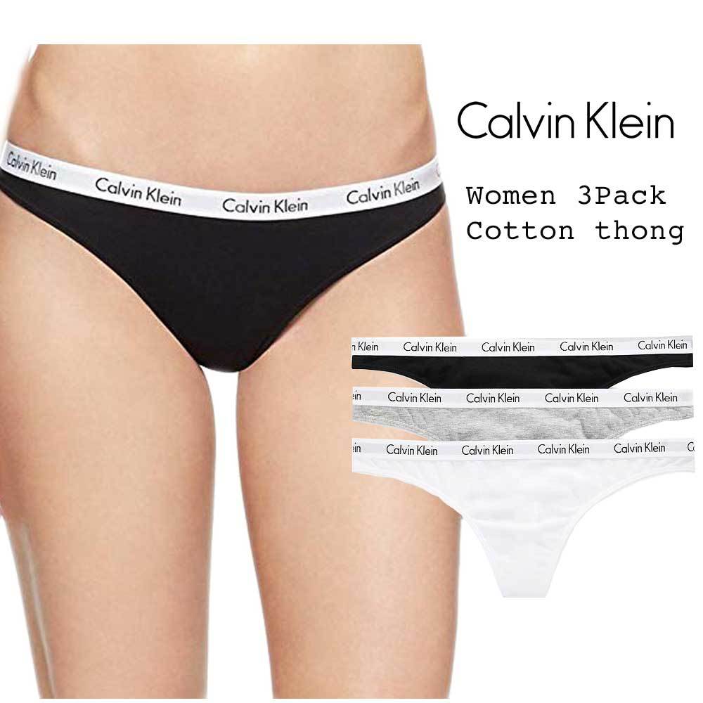 CALVIN KLEIN Х󡦥饤 ǥ 󥳥åȥ  TХå  3祻å Modern Cotton Thong 3pack