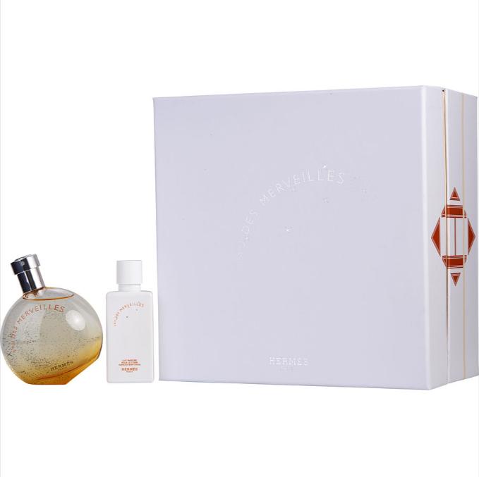 HERMES GX GNV[ I[h B[ ZbgiEDT{CX`[{fC[Vj Elixir Eau Des Merveilles Set (EDT 50ml + Moisturizing Body Lotion 40ml)