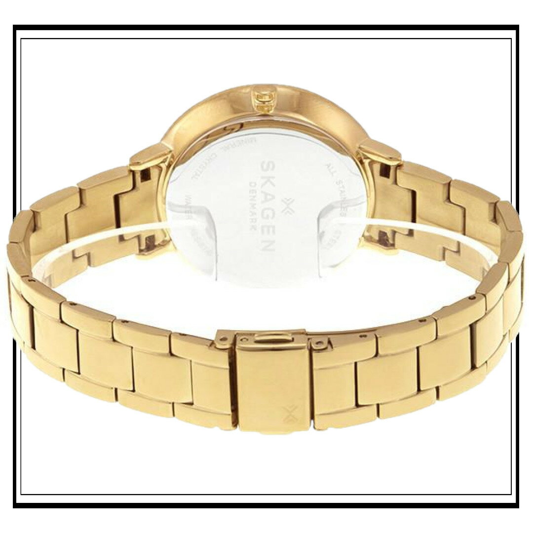 SKAGEN スカーゲン ディッテ SKW2330 Ditte Gold-Tone Stainless Steel Watch