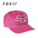 FOX RACING フォックスレーシング ブラッシュド スナップバック ハット ピンク BRUSHED SNAPBACK HAT Pink