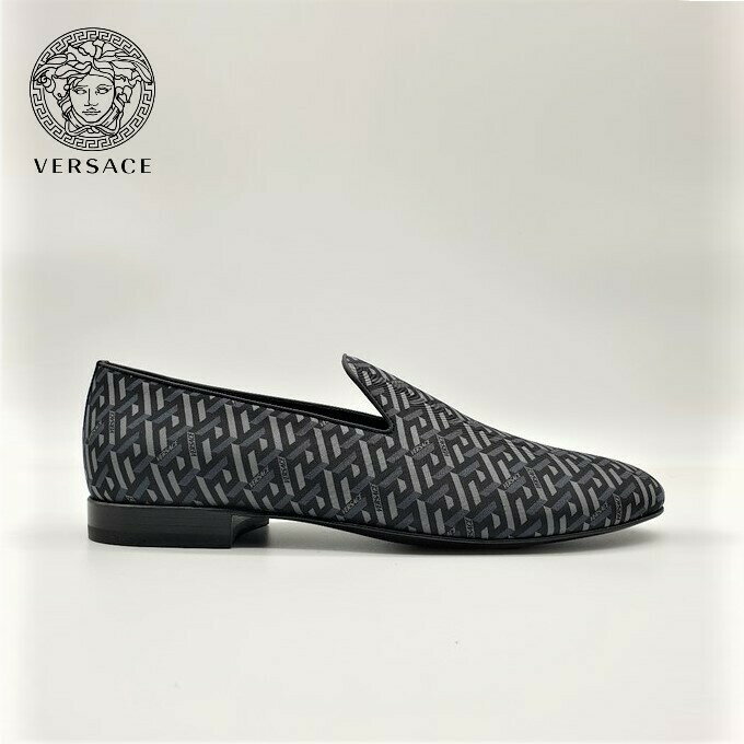 Versace ヴェルサーチェ ラ グレカ メンズローファー La Greca Men's loafers