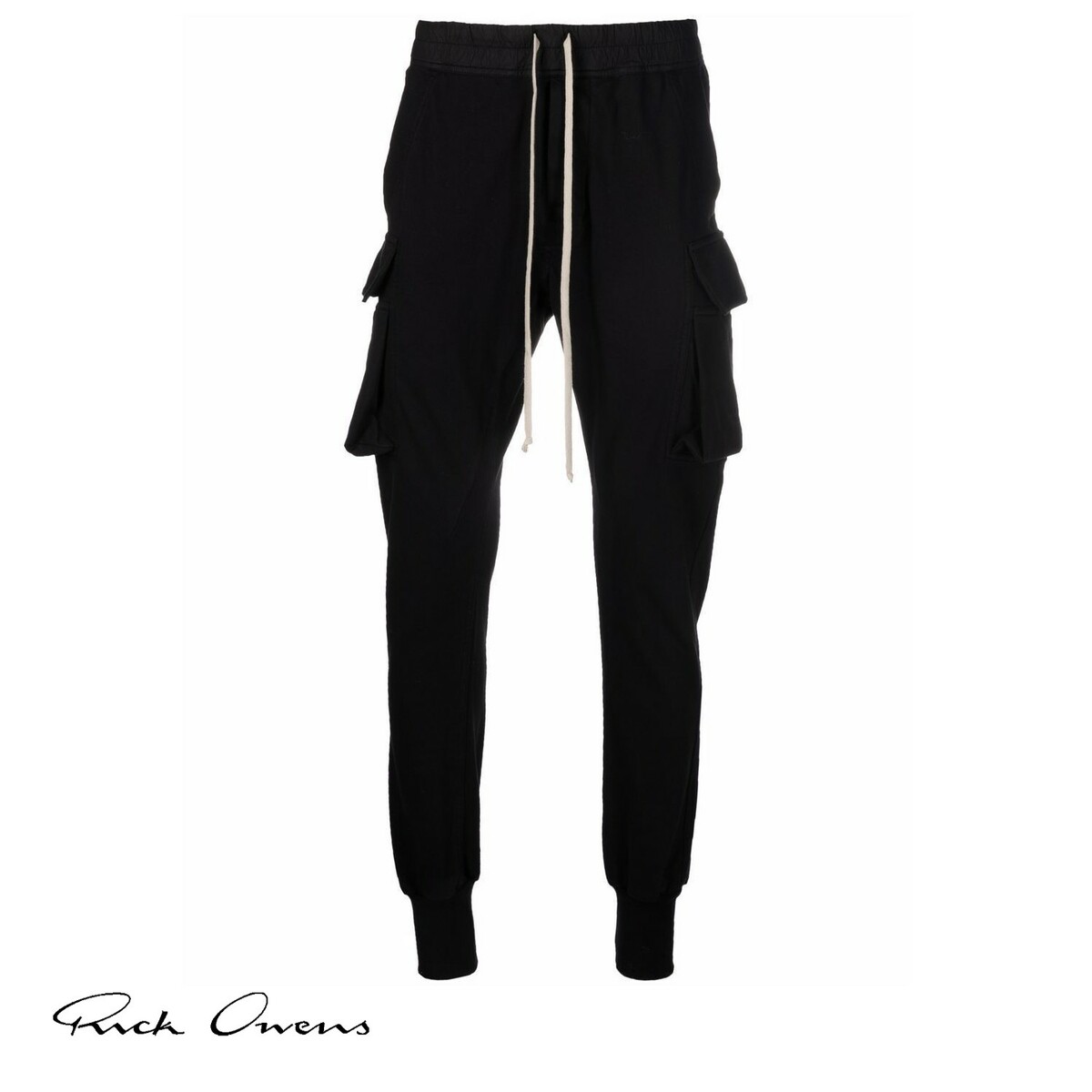 RICK OWENS リックオウエンス ダークシャドウ マストドンカットパンツブラック Dark Shadow Mastodon Cut Pants Black (RIG)