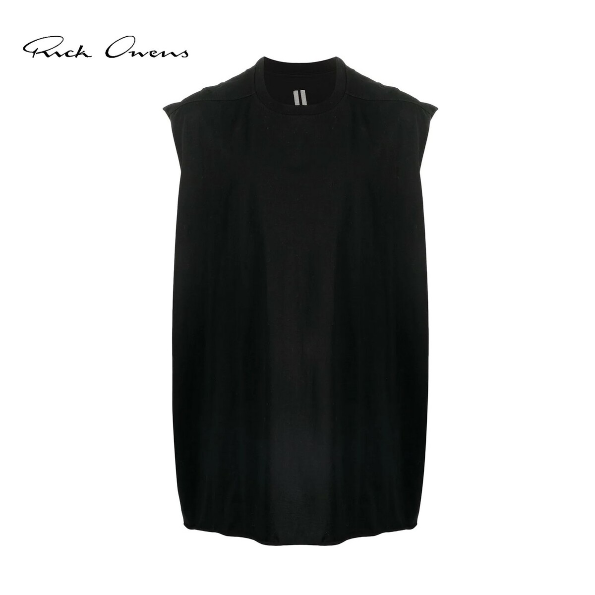 RICK OWENS å åȥ Ρ꡼ Tĥ֥å Cotton Sleeveless T-shirt Black