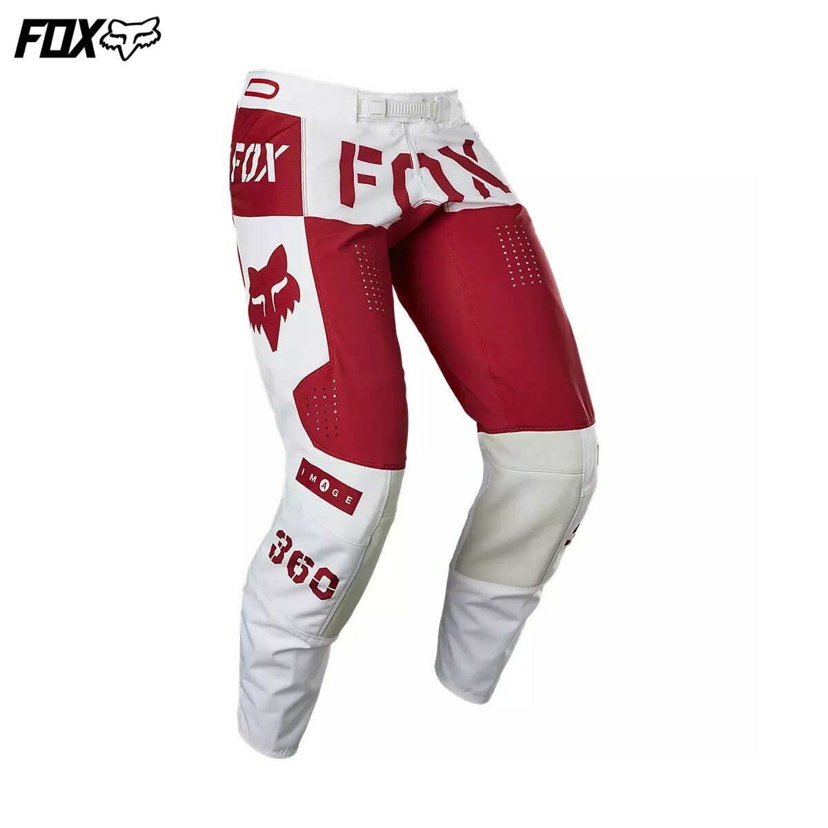 FOX RACING եå졼 Υ֥ ѥ åɡۥ磻 360 NOBYL PANTS Red/White