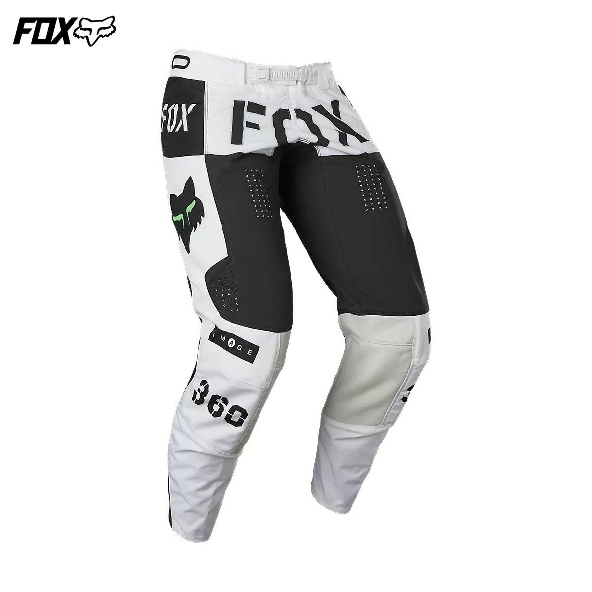 FOX RACING եå졼 Υ֥ ѥ ֥åۥ磻 360 NOBYL PANTS Black/White