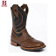 BOOT BARN ֡ȥС ǥ ॺ  ȥ꡼ ɽ  ֡ ֥饦 CODY JAMES MEN'S EXTREME EMBROIDERY WESTERN BOOTS WIDE SQUARE BROWN