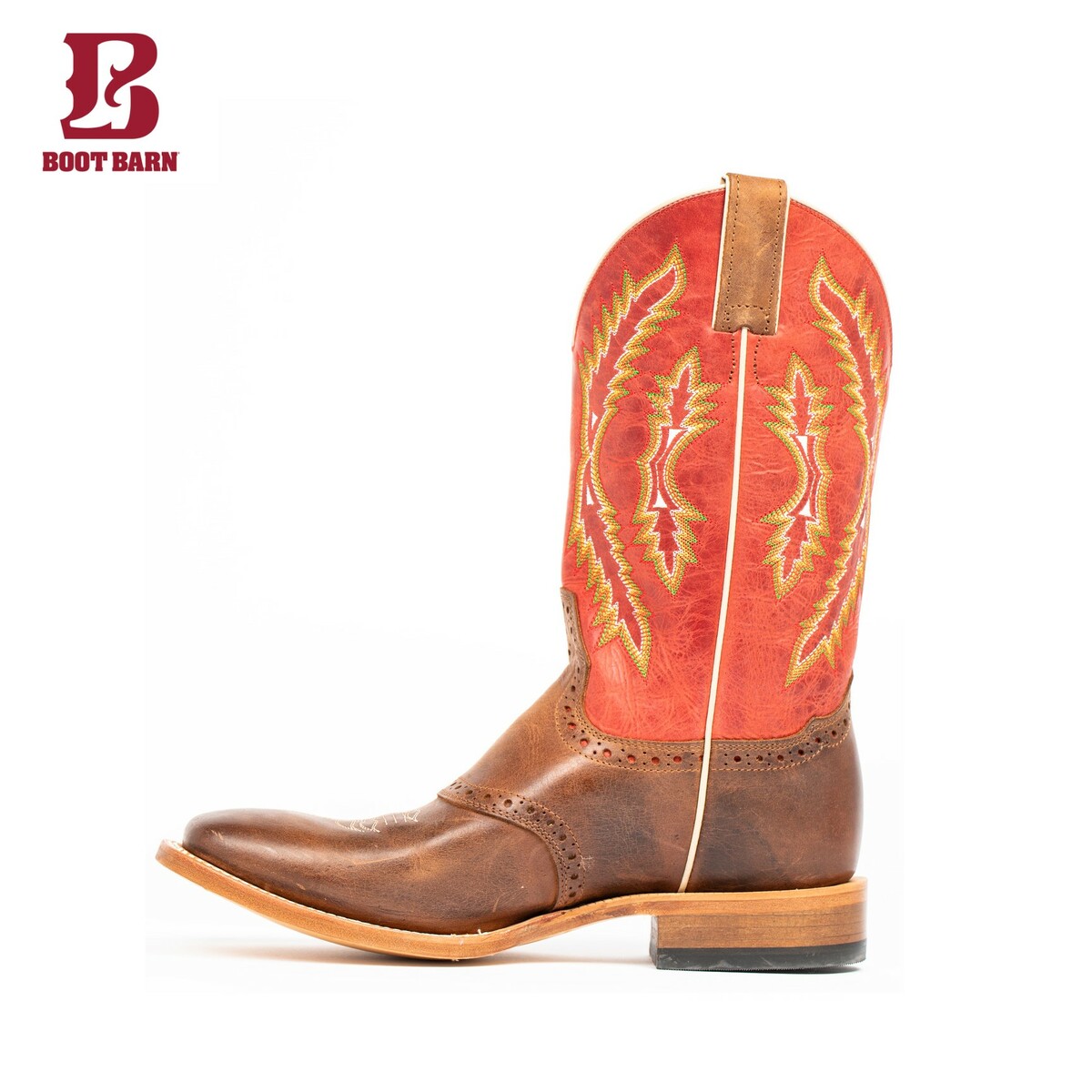 BOOT BARN ブートバーン コディジェームズ メンズ レザー ウェスタン ブーツ ワイド スクエア オレンジ CODY JAMES MEN'S LEATHER WESTERN BOOTS WIDE SQUARE ORANGE 3