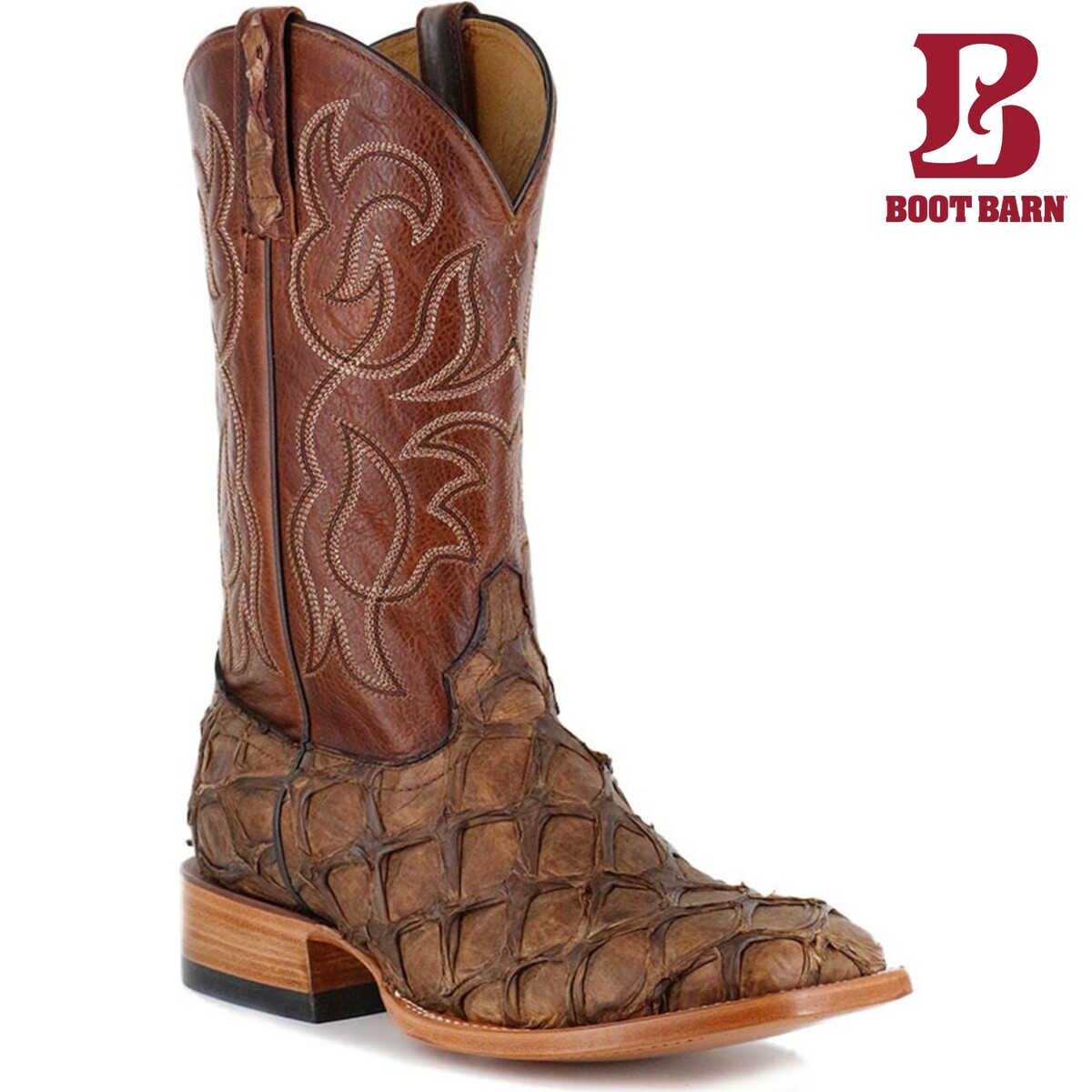 BOOT BARN ブートバーン コディジェームズ メンズ ピラルクー エキゾチック ブーツ ブラウン CODY JAMES MEN'S PIRARUCU EXOTIC BOOTS BROWN