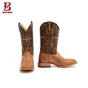 BOOT BARN ブートバーン コディジェームズ メンズ バーニッシュド カイマン エキゾチック ブラウン CODY JAMES MEN'S BURNISHE...