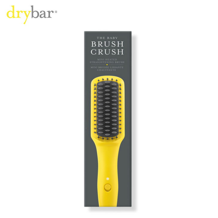 DRYBAR ドライ バー ザ ベビー ブラシ クラッシュ ミニ ヒート ストレートブラシ The Baby Brush Crush Mini Heated Straightening Brush