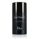 Dior ディオール ソバージュ パフューム ボディ スティック アルコール フリー Sauvage Deodorant Stick 75g (alcohol-free)