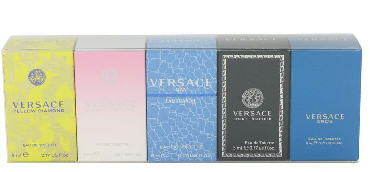 The Best of Versace FT[`F Y Ah ECY ~j`A RNV Men's and Women's Miniatures Collection