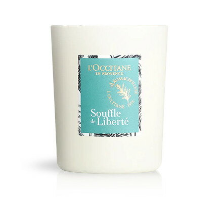 L’OCCITANE ロクシタン プロヴァンスアロマ センティッドキャンドル（リバイタライジング）SOUFFLE DE LIBERTE REVITALIZING CANDLE 140g