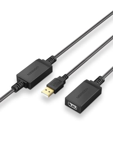 乐天商城 - UGREEN USB 延長 USBケーブル 延長 アクティブ リピーターケーブル 信号強化 タイムラグなし 取り回し良い タイプAオス-タイプAメス
