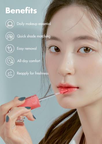 romnd DEWY・FUL WATER TINT TAFFY / IF ROSE / THULIAN / MURMUR PINK / LILAC CREAM / SALTY PEACH / CANYON / CHILI UP / BERRY DIVINE / IN CORAL / COTTON MELBA / CUSTARD MAUVE / CHERRY WAY 13 08 09 10 11 02 07 04 01 03 06 12 05 diomart-10100859 DIOマート サンプル画像3