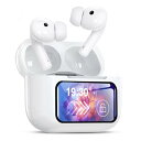 イヤホン bluetooth ワイヤレスイヤホン業界初多機能タッチスクリーン・ANC搭載ブルートゥースイヤホン ノイズキャンセリング AIFENG bluetooth5.4 蓋をあけたら接続 最大32時間再生 ぶるーとぅーすイヤホン Hi-Fi ハンズフリー通話 Type-C充電 小型/軽量 片耳モード iOS/And