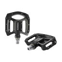 シマノ(SHIMANO) ペダル(フラット) PD-GR500-L フラットペダル ブラック EPDGR500L