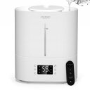 ASAKUKI 加湿器 大容量4L 超音波式 アロマ対応 自動湿度調整 40時間連続稼働 上から給水 静音 タイマー 睡眠モード ナイトライト 空焚き防止 ミスト量3段階 加湿量最大200ml/h 18畳対応 リモコン付き 寝室用
