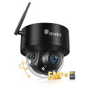 自動追跡・SDカード内蔵 Ctronics 防犯カメラ 屋外 5MP ...(2)